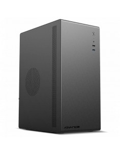 Boîtier PC noir compact ventilé et silencieux pour bureau