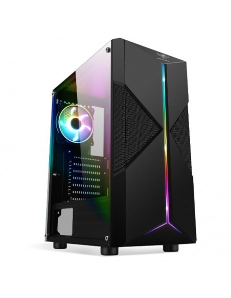 Spirit Of Gamer Clone 3 boitier gaming noir vue latérale design moderne