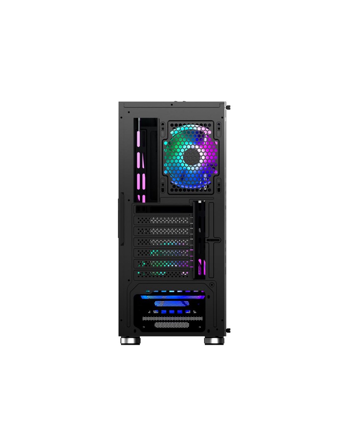 Boîtier PC gamer airflow optimisé ventilation interne