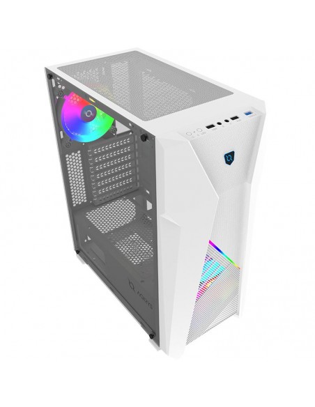 Boîtier gaming blanc ARGB airflow performant intérieur optimisé