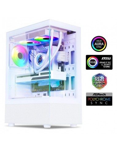 Boîtier gaming mid tower blanc Spectra Artic 8302RAW performance