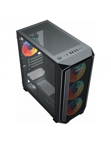 Intérieur boîtier PC AQIRYS WEZEN gestion câbles