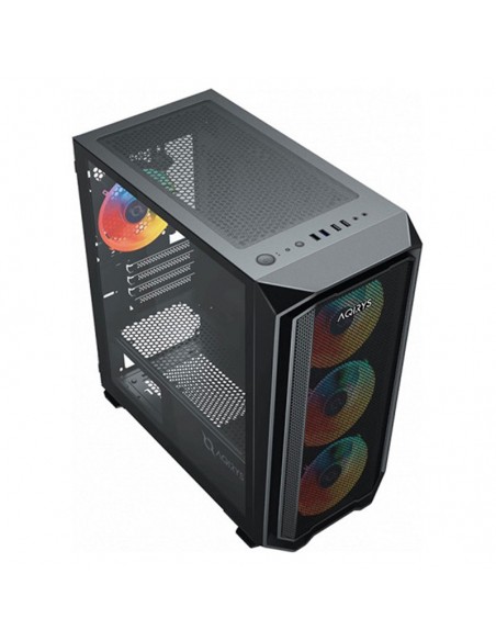 Intérieur boîtier PC AQIRYS WEZEN gestion câbles