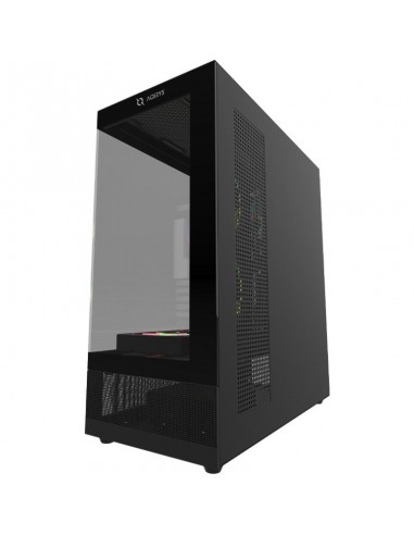 boîtier gaming noir avec 6 ventilateurs ARGB haute performance