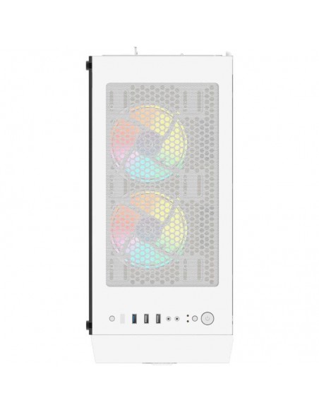 Boitier PC ARGB blanc AQIRYS Arcturus éclairage RGB intérieur