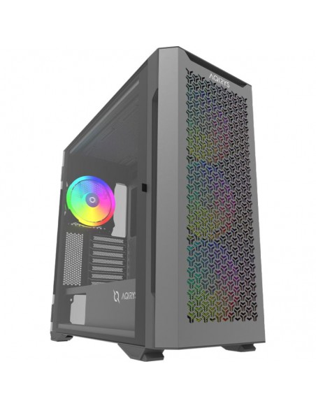 Boitier Gamer AQIRYS AQUILLA façade mesh airflow optimisé RGB Boitier Gamer AQIRYS AQUILLA façade mesh airflow optimisé RGB