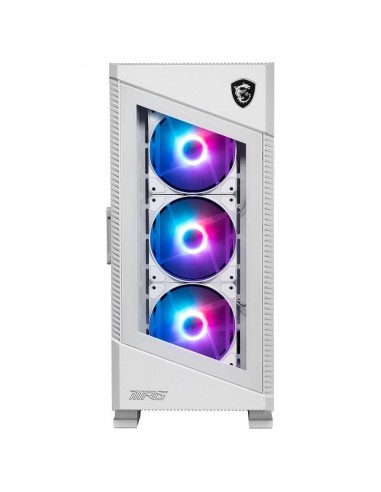boîtier gamer RGB blanc pas cher design moderne