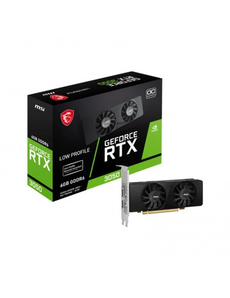 MSI GeForce RTX 3050 LP 6G OC GDDR6 refroidissement efficace MSI GeForce RTX 3050 LP 6G OC GDDR6 refroidissement efficace