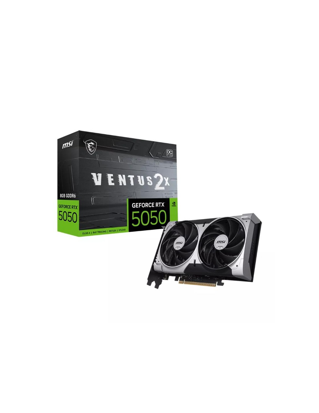 MSI GeForce RTX 5050 8G VENTUS 2X OC carte graphique gaming haute performance