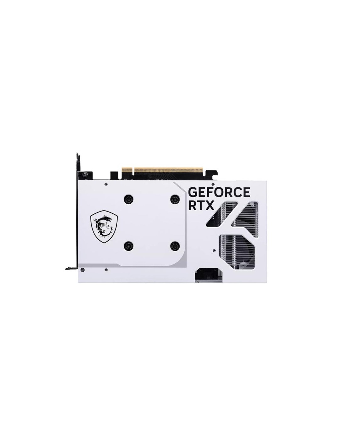 carte graphique MSI RTX 5060 blanche double ventilateur refroidissement performant