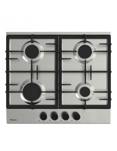 Plaque de Cuisson FOCUS 4 Feux 60 cm - Inox (F.408X) - Focus