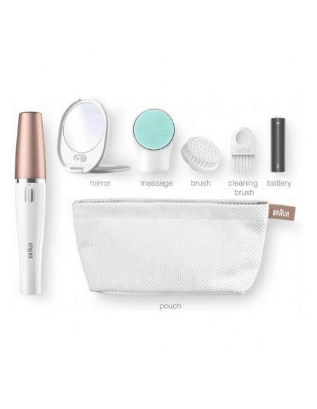 épilateur facial femme Braun FaceSpa soin beauté visage nettoyage profond