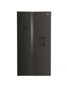 Réfrigérateur Side By Side HOOVER 529L ouverture portes larges design noir