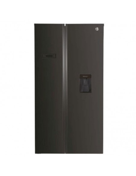 Réfrigérateur Side By Side HOOVER 529L ouverture portes larges design noir