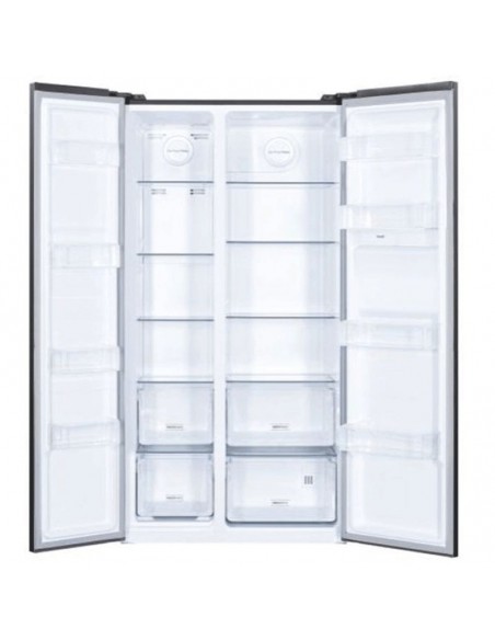 Frigo américain Hoover HHSBSO-617BWD intérieur spacieux compartiments optimisés