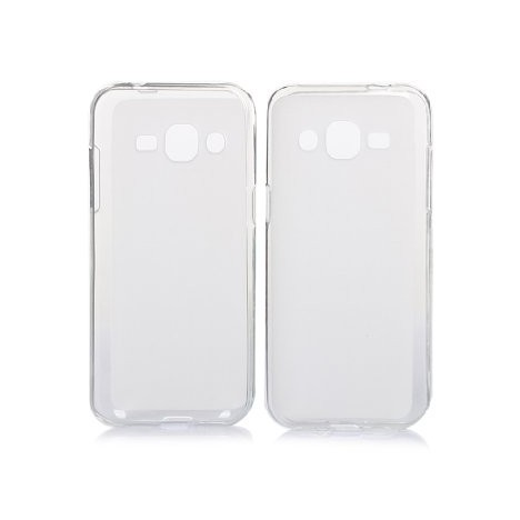 Coque en Silicone Pour Samsung Galaxy J2 / Transparent