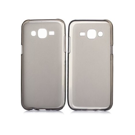 Coque en Silicone Pour Samsung Galaxy J2 / Silver