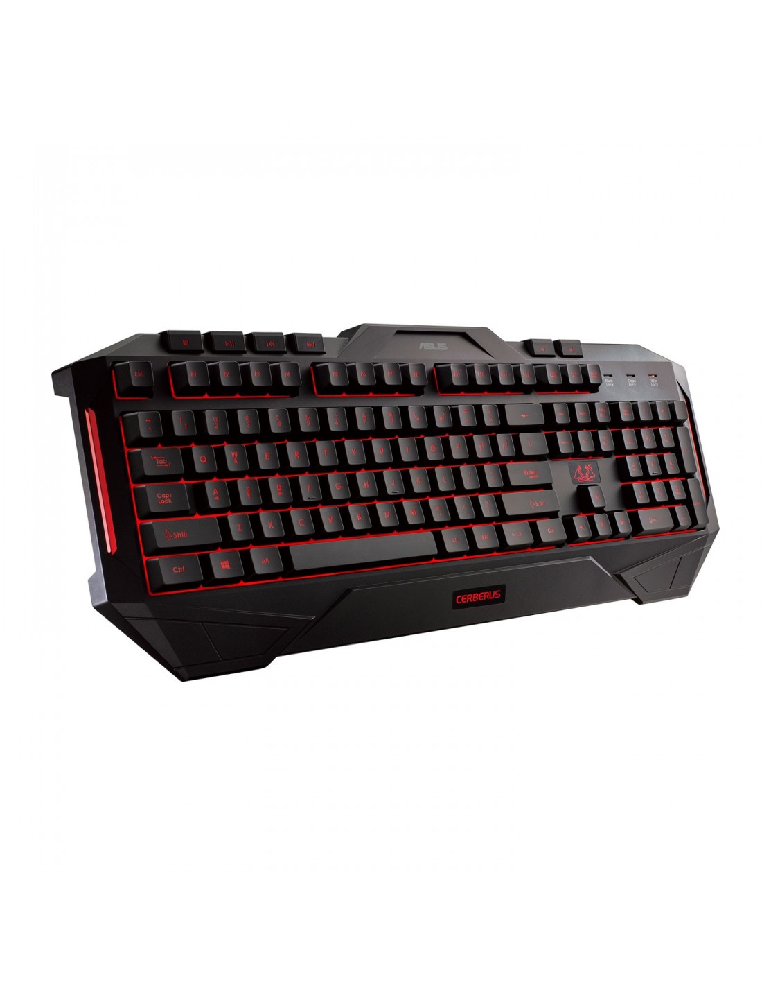 Slide  #1 Clavier rétro-éclairé USB Asus Cerberus / Noir