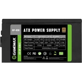 Boite d'alimentation GameMax ATX 650W Boite d'alimentation GameMax ATX 650W
