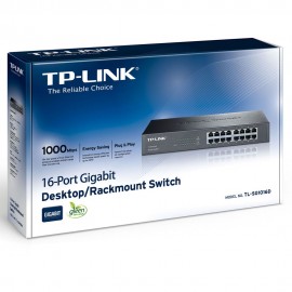 Switch TP-Link Gigabit 16 ports Rackable 10/100/1000 Mbps
