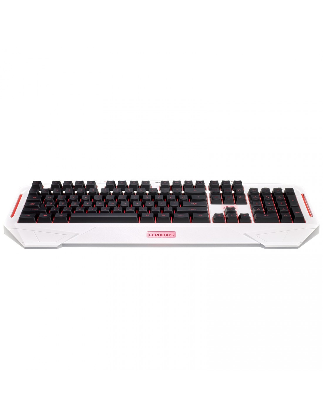 Slide  #2 Clavier rétro-éclairé USB Asus Cerberus / Blanc
