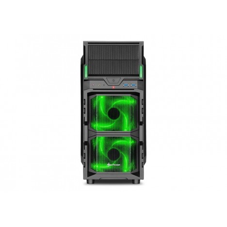 Boitier Gamer Sharkoon VG5-W Green Boitier Gamer Sharkoon VG5-W Green