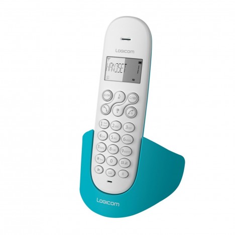 Téléphone Fixe Logicom Aura 150 Solo Sans Fil / Turquoise