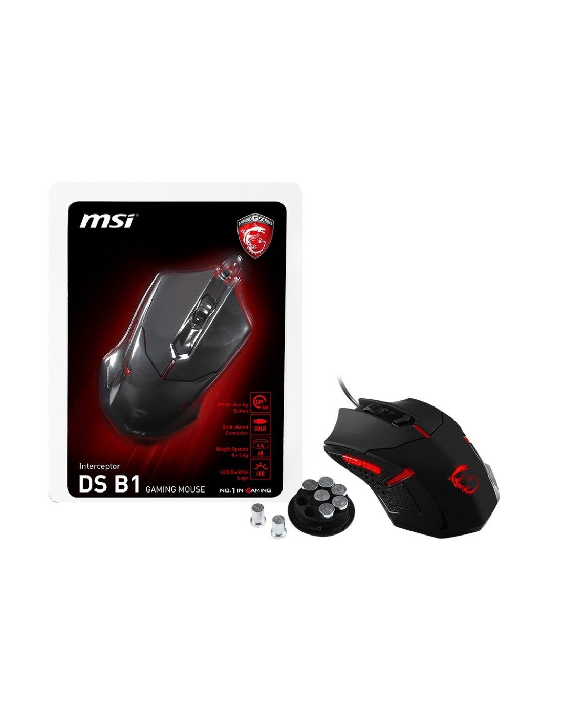 Souris Gamer MSI Interceptor DS B1 image 0