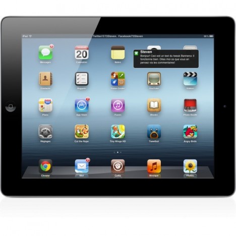 iPad Retina Wifi 4G 16Go Noir