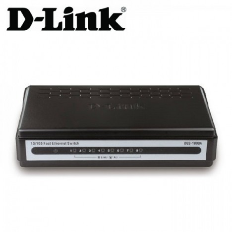 Switch D-Link 8 ports 10/100Mbps