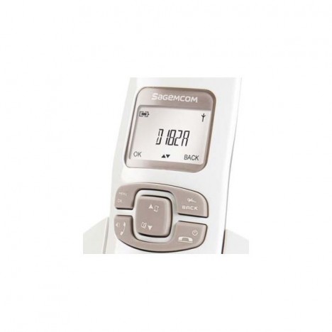 Téléphone sans fil Sagemcom D182 / Blanc Téléphone sans fil Sagemcom D182 / Blanc