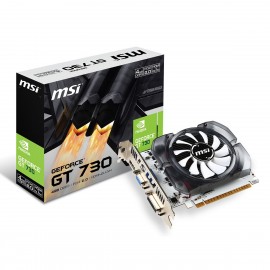 Carte Graphique MSI Nvidia GeForce GT 730 4 Go DDR3 Carte Graphique MSI Nvidia GeForce GT 730 4 Go DDR3
