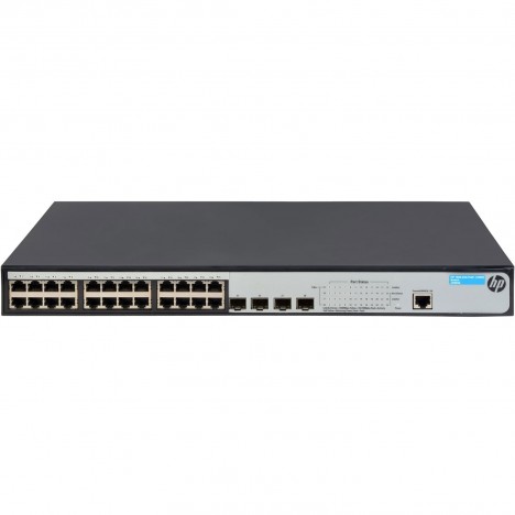 Switch HP 1920 24 Ports PoE+ (180W) Gigabit + 4 ports SFP