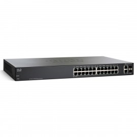 Switch Cisco Small Business SF 200-24FP 24 ports PoE + 2 ports Gigabit double connectique SFP