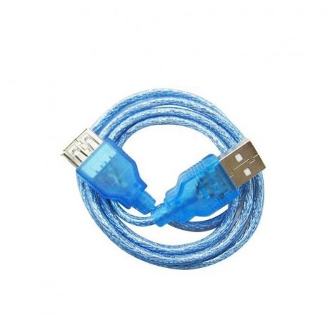 Rallonge USB Mâle Vers Femelle Blindé 5M - Bleu