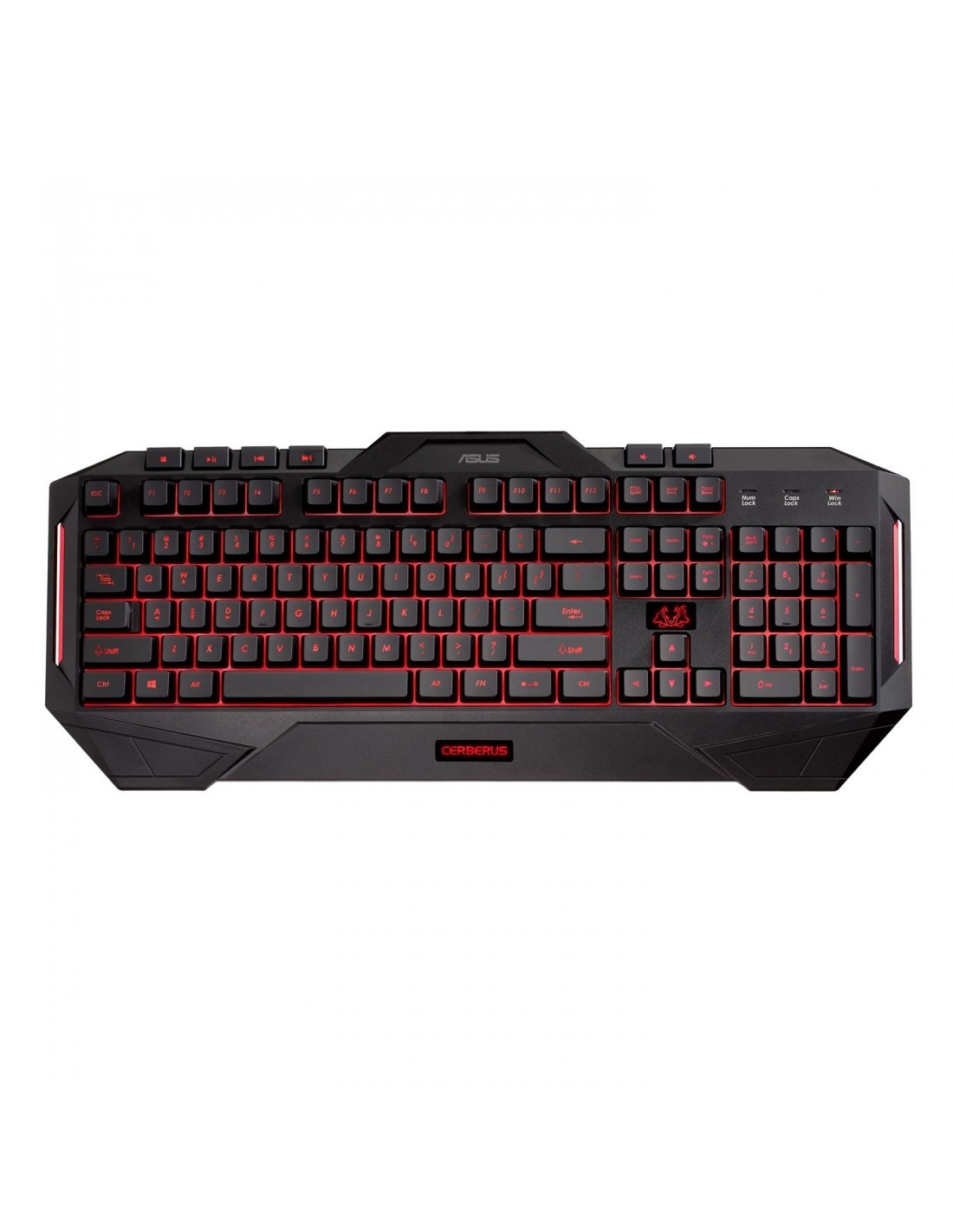 Clavier rétro-éclairé USB Asus Cerberus / Noir image 0