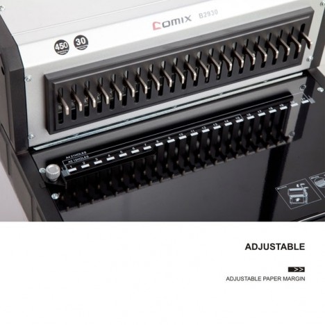 MACHINE DE RELIURE COMIX B2930 (SPIRALEUSE) MACHINE DE RELIURE COMIX B2930 (SPIRALEUSE)