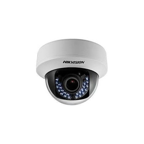 Camèra dôme IR30m, HD720P varifocal 2.8-12mm, DS-2CE56C2T-VFIR Hikvision