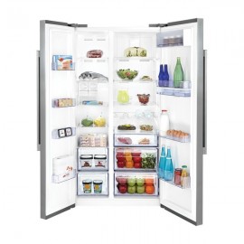 Réfrigérateur Américain BEKO 630L - Silver (GN163220SX) Réfrigérateur Américain BEKO 630L - Silver (GN163220SX)