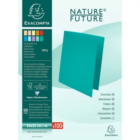 Paquet 100 chemises Nature Future JURA 160