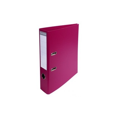 Classeur à levier PVC A4 dos de 70mm / Rose Fuchsia