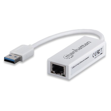 Adaptateur Manhattan USB 2.0 Fast Ethernet