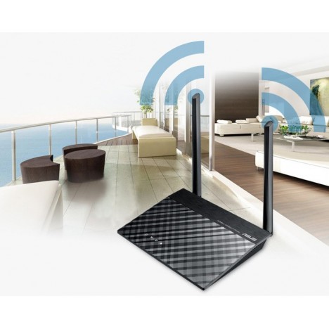 Point d'accès / Routeur Asus RT-N12+ 3en1 Wifi N300 Point d'accès / Routeur Asus RT-N12+ 3en1 Wifi N300
