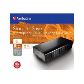 Disque Dur Externe Verbatim Store 'n' Save 2.5" USB 3.0 / 4 To Disque Dur Externe Verbatim Store 'n' Save 2.5" USB 3.0 / 4 To