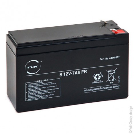 Batterie plomb AGM S 12V-7Ah FR T1