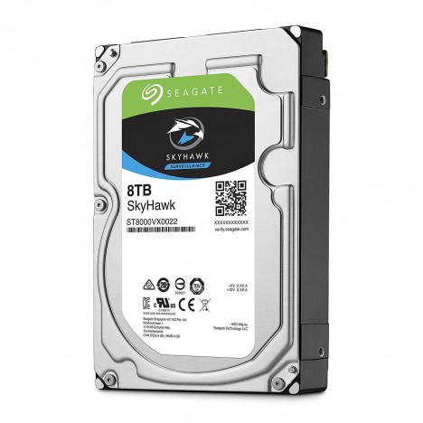 Disque Dur Interne 3.5" Seagate Surveillance SkyHawk 8 To
