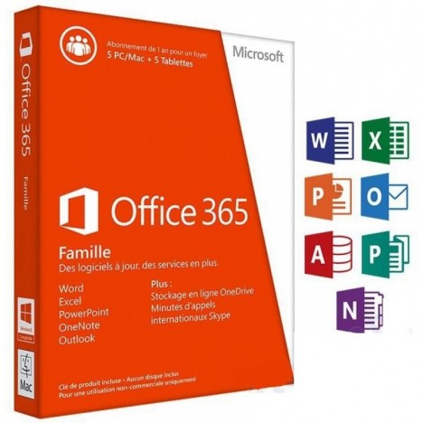 Microsoft Office 365 Personnel - Licence d'abonnement 1 An