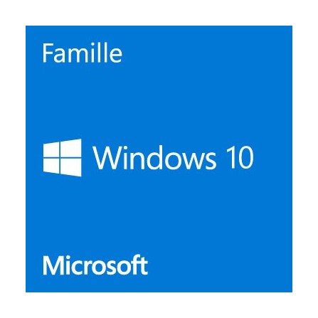 Microsoft Windows 10 Famille 64 bits OEM Français
