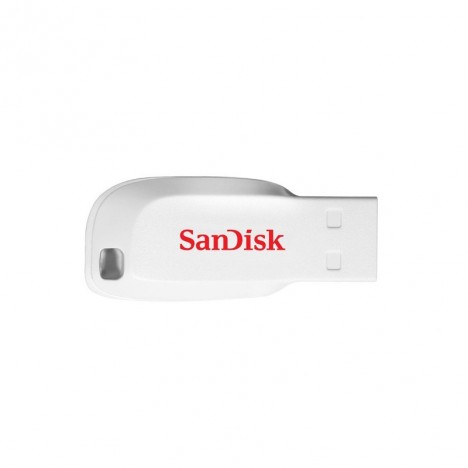 Clé USB SanDisk Cruzer Blade 8 Go / Blanc Clé USB SanDisk Cruzer Blade 8 Go / Blanc