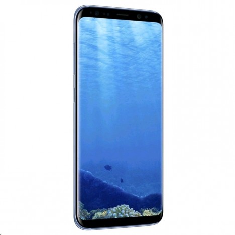 Slide  #1 Téléphone Portable Samsung Galaxy S8 Bleu + Gratuité 330 Dt